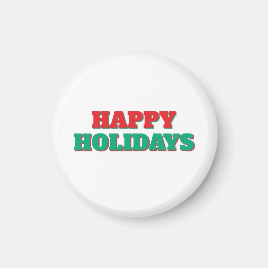 Prettig feestdagen Gelukkig kerstfeest Vakantietij Magneet (Voorkant)