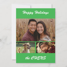 Prettig feestdagen gepersonaliseerde fotokaart