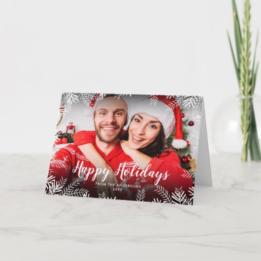 Prettig feestdagen Kerst decoratie foto (Voorkant)