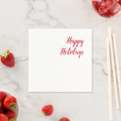 Prettig feestdagen kerst handschrift rood wit servet (Insitu)