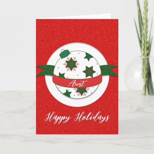 Prettig feestdagen Oom Jingle Greeting Card is ver (Voorkant)