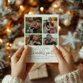 Prettig feestdagen Winterloof kerstkaart