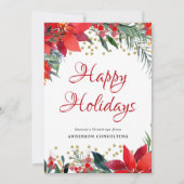 Prettig feestdagen Zakelijk modern Feestdagenkaart (Voorkant)