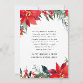 Prettig feestdagen Zakelijk modern Feestdagenkaart (Achterkant)