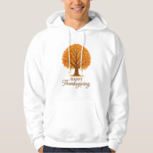 Prettig fijne Thanksgiving herfstboom 