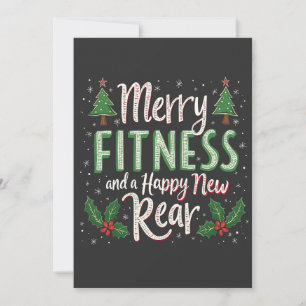 Prettig Fitness en Gelukkig Nieuw Achterwerk Bodyb Kaart