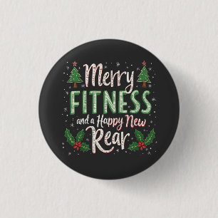Prettig Fitness en Gelukkig Nieuw Achterwerk Bodyb Ronde Button 3,2 Cm