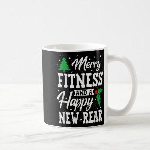 Prettig Fitness Gelukkig Nieuw Achterwerk Workout Koffiemok