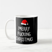 Prettig Foring Kerstmis Ongepaste Kerstman Pyjama Koffiemok (Links)