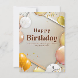 Prettig Gefeliciteerd met je verjaardag  Briefkaart