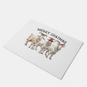 Prettig Geitfeest Dier Geit Liefhebber Prettig Ker Deurmat (Schuin)