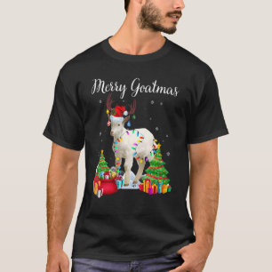 Prettig GeitKerstmis Geit Kerstmis Rendier Kerstma T-shirt
