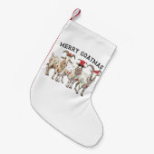 Prettig Geitmas Geitenliefhebber Prettig Kerstfees Kleine Kerstsok (Voorkant (Hangend))