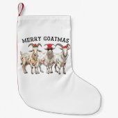 Prettig Geitmas Geitenliefhebber Prettig Kerstfees Kleine Kerstsok (Voorkant)