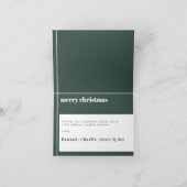 Prettig Gelukkig Gezegende Familie Kerst Foto Groe Feestdagen Kaart (Binnen)