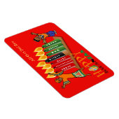 Prettig Gelukkig Kwanzaa 7 Principes Persoonlijk Magneet (Rechterzijde)