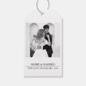 Prettig & Getrouwd - Persoonlijk Kerstcadeau voor  Cadeaulabel (Voorkant)