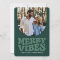 Prettig gevoel leuk retro groene foto Kerstmis