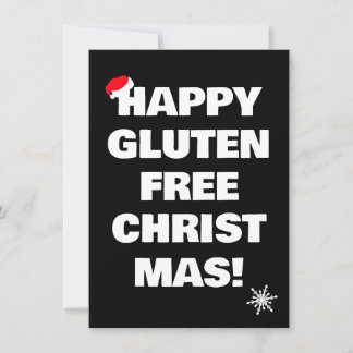 Prettig Gluten Vrij Kerstfeest  Feestdagenkaart