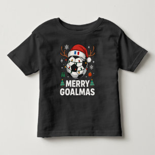 Prettig Goalmas Frankrijk - Grappig Voetbal Kerstf Kinder Shirts