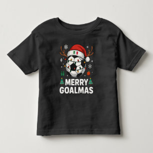 Prettig Goalmas Italië - Grappig Voetbal Kerstmis Kinder Shirts