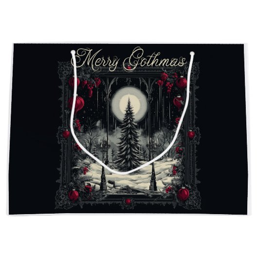 Prettig Gothmas Kerstfeest  Groot Cadeauzakje (Voorkant)