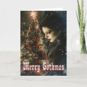 Prettig Gothmas Kerstkaart Notitiekaartje (Voorkant)