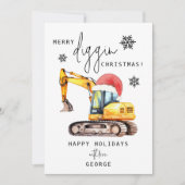 Prettig Graaf Kerstmis Feestdagenkaart (Voorkant)