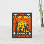 Prettig griezelige Halloween Kaart (Voorkant)