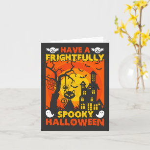 Prettig griezelige Halloween Kaart