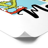 Prettig Grinch Kerst Collage Poster (Hoek)