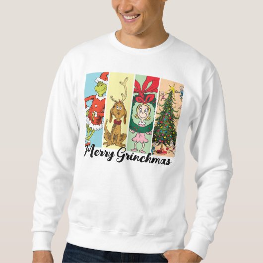 Prettig Grinch Kerst Collage Trui (Voorkant)