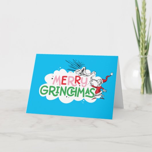 Prettig Grinch-kerstfeest meneer Grinch Kaart (Voorkant)