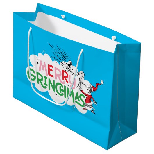 Prettig Grinchfeest meneer Grinch Groot Cadeauzakje (Voorkant Gekanteld)