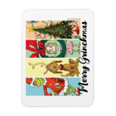 Prettig Grinchkerstfeest Collage Magneet (Verticaal)
