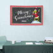 Prettig Grinchmas | Grinch Feestje Spandoek (Beurs)