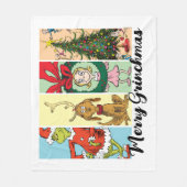 Prettig Grinchmas vakantiecameraatje Fleece Deken (Voorkant)