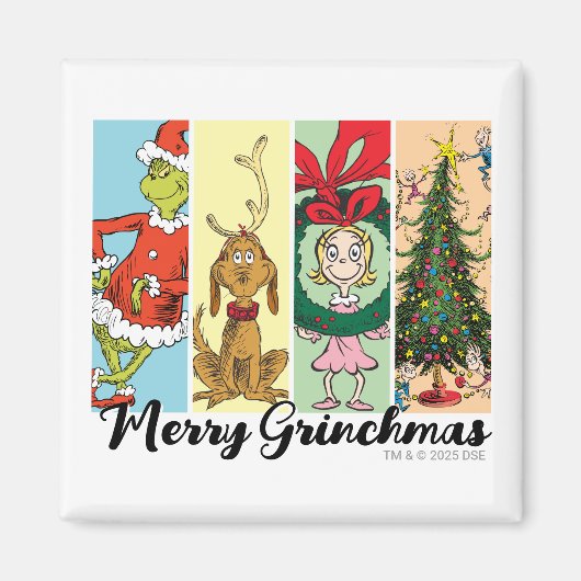 Prettig Grinchmas vakantiecameraatje Magneet (Voorkant)