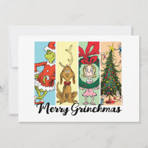 Prettig Grinchmas-vakantiecollage Feestdagenkaart