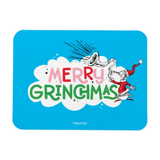 Prettig Grinchmis meneer Grinch Magneet (Horizontaal)