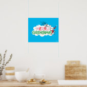 Prettig Grinchmis meneer Grinch Poster (Keuken)