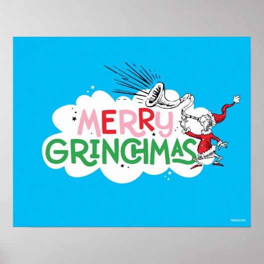 Prettig Grinchmis meneer Grinch Poster (Voorkant)