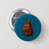 Prettig Groundhog Day Feest Grappige Groundhound G Ronde Button 5,7 Cm (Voorkant /achterkant)