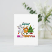 Prettig Hallothanksmas Briefkaart (Staand voorkant)