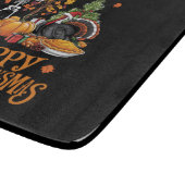 Prettig Hallothanksmas Fijne Halloween Thanksgivin Snijplank (Hoek)