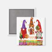 Prettig Hallothanksmis Kabouter Liefhebber Hallowe Magneet (Voorkant / Achterkant)