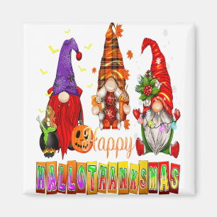 Prettig Hallothanksmis Kabouter Liefhebber Hallowe Magneet