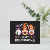 Prettig Hallothanksmis Kabouter Liefhebber Prettig Feestdagenkaart (Staand voorkant)
