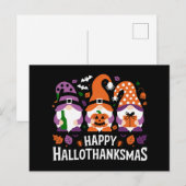 Prettig Hallothanksmis Kabouter Liefhebber Prettig Feestdagenkaart (Voorkant / Achterkant)