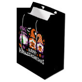 Prettig Hallothanksmis Kabouter Liefhebber Prettig Medium Cadeauzakje (Voorkant Gekanteld)